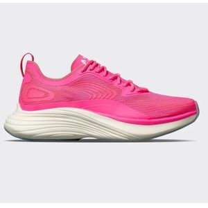 APL Women’s Streamline Sneakers Fusion Pink White, Breast Cancer Awareness NIB S